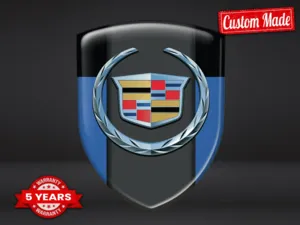 Cadillac Logo En Pegatina Resistente Moderna Duradera Edición Limitada ST